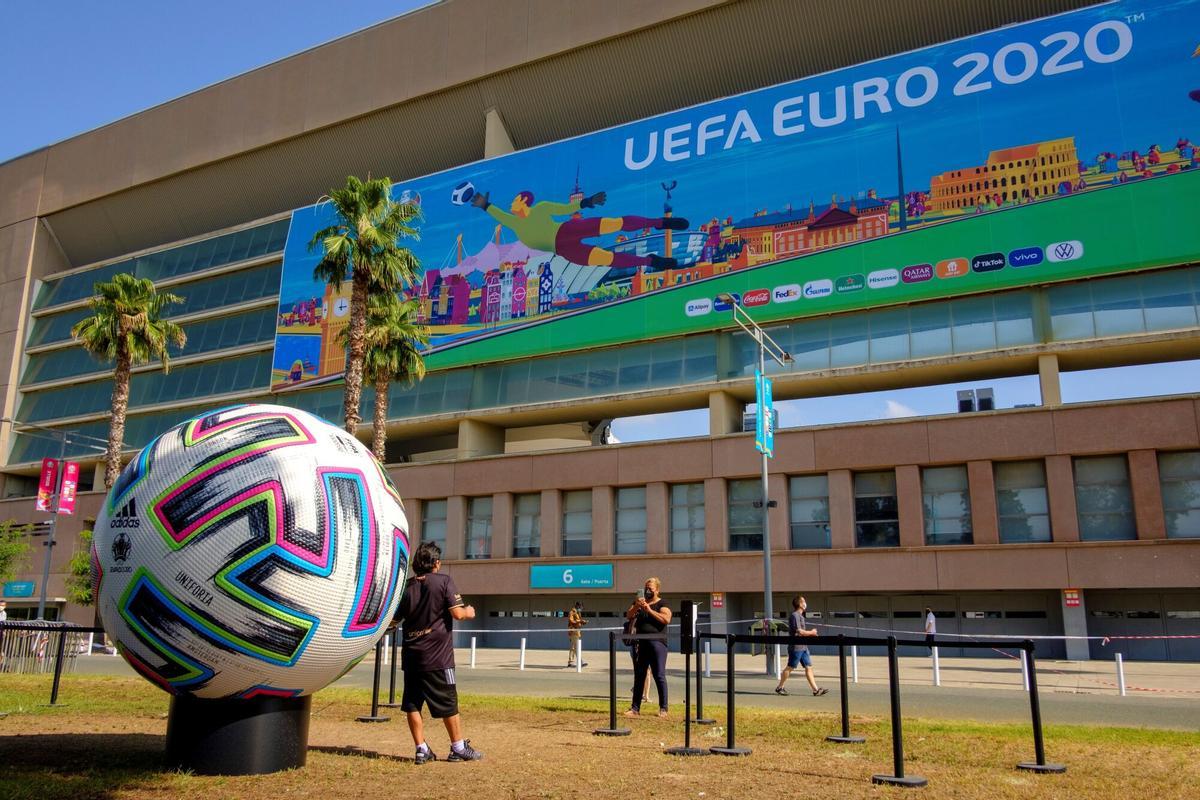 Estadio de La Cartuja, donde España jugó los partidos