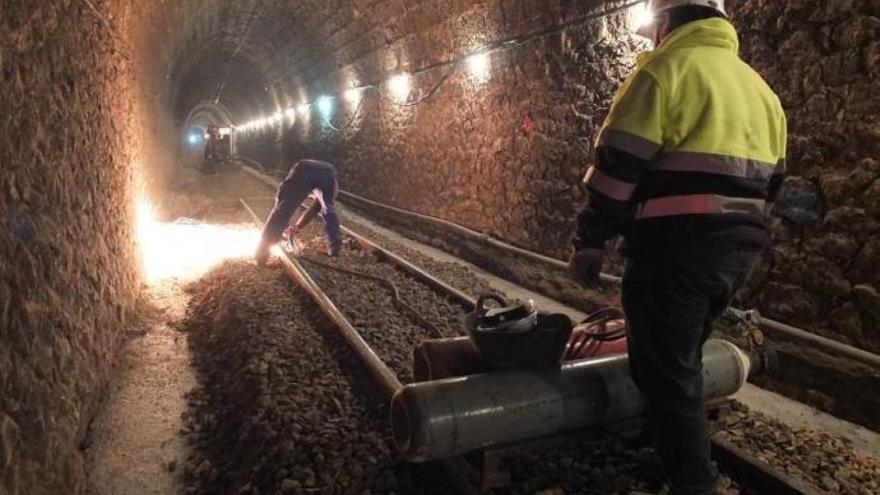 Bahntunnel nach Sóller wird mit Stahlbeton geliftet