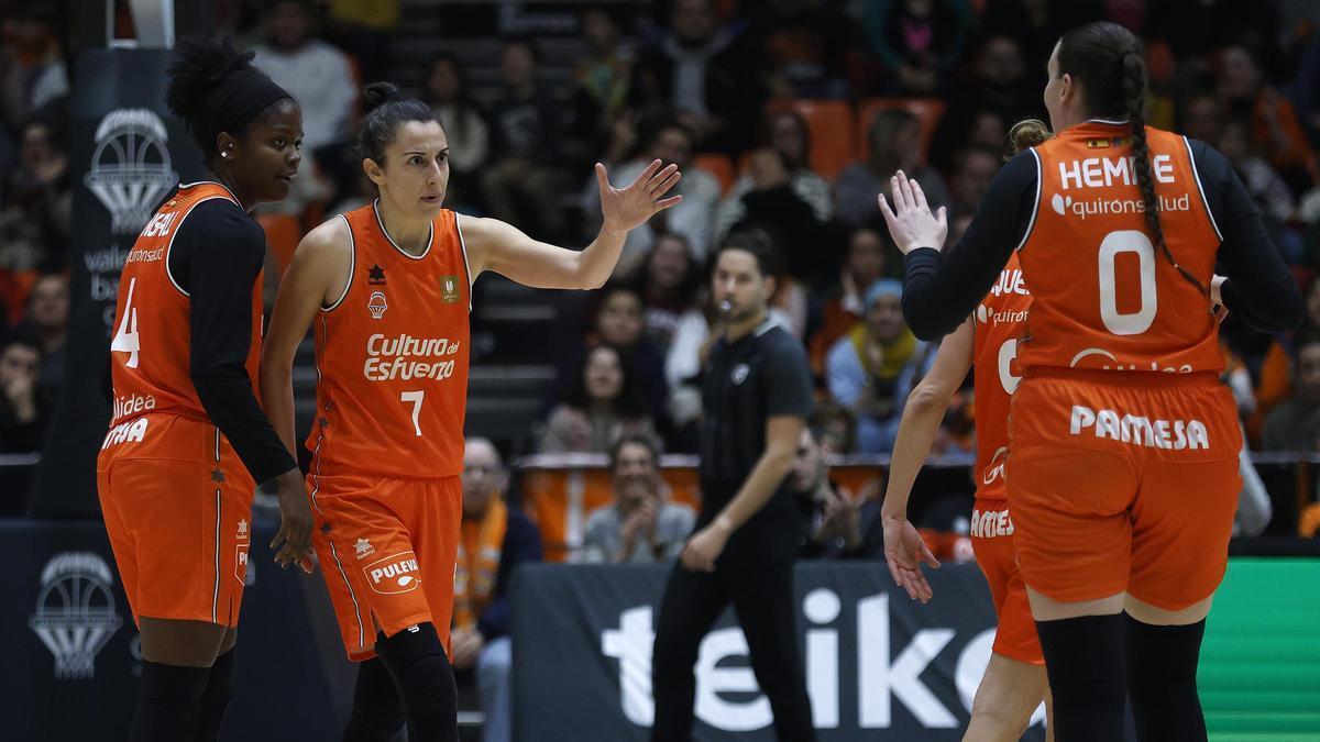 Alba Torrens, tras un partido con el Valencia Basket.