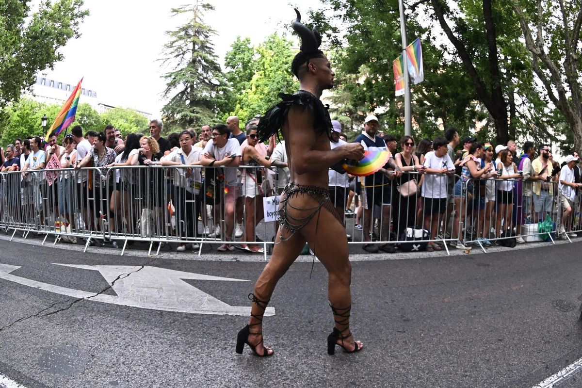 La marcha del Orgullo en Madrid, en imágenes.
