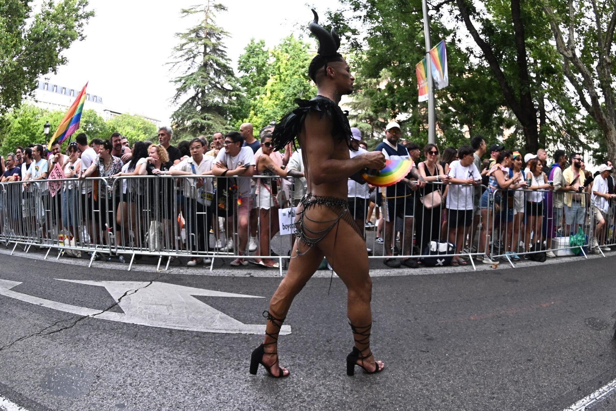 La marcha del Orgullo en Madrid, en imágenes.