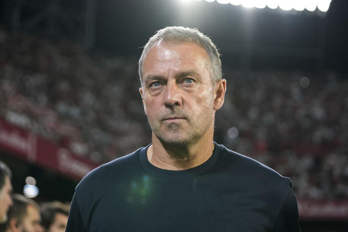 Hansi Flick,en el Sánchez-Pizjuán