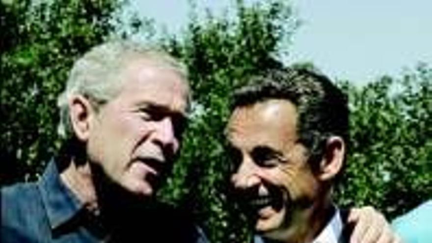 Bush y Sarkozy intentan superar la fractura por la guerra de Irak
