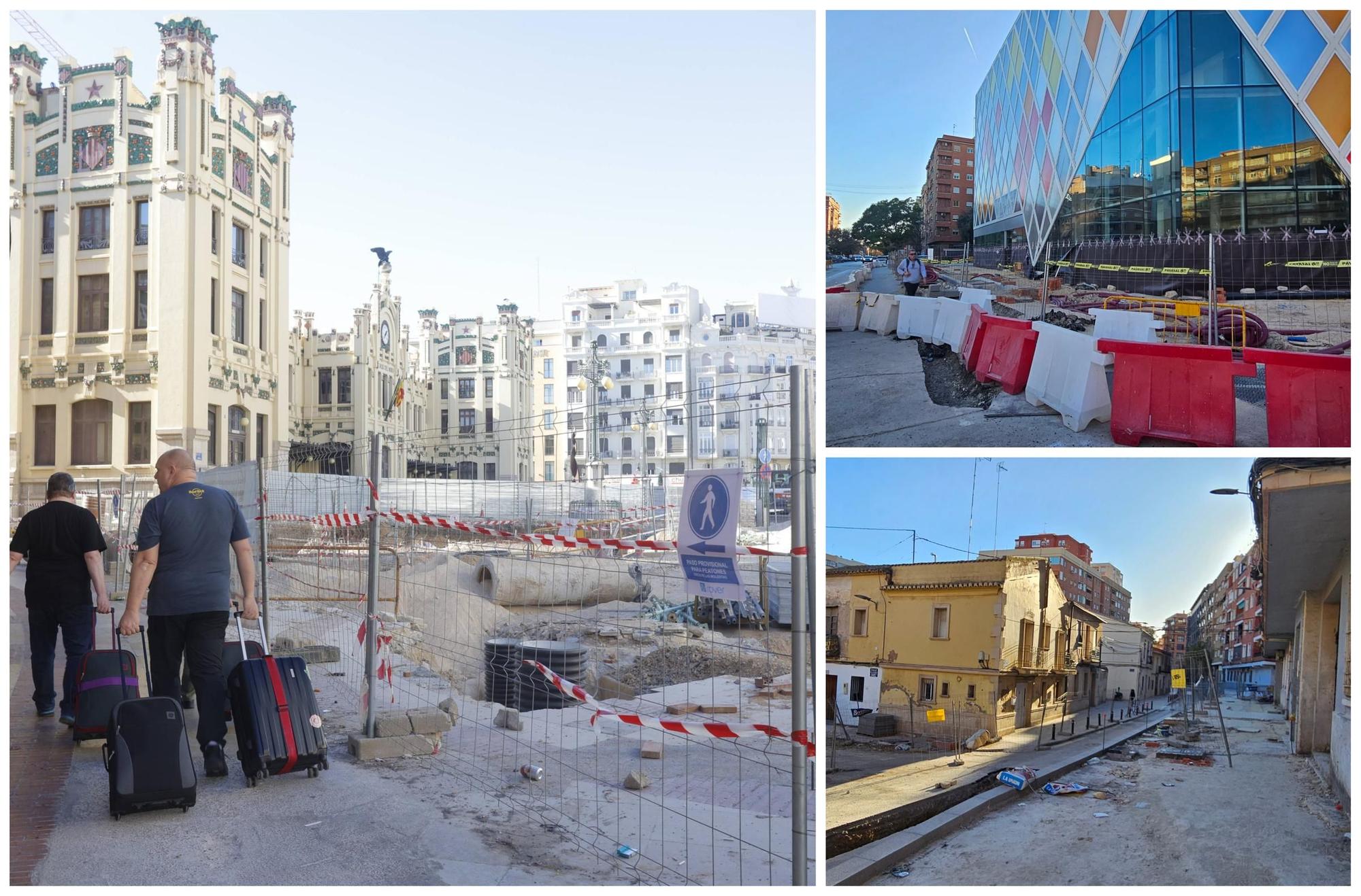 Obras en Valencia a 1 de enero de 2024