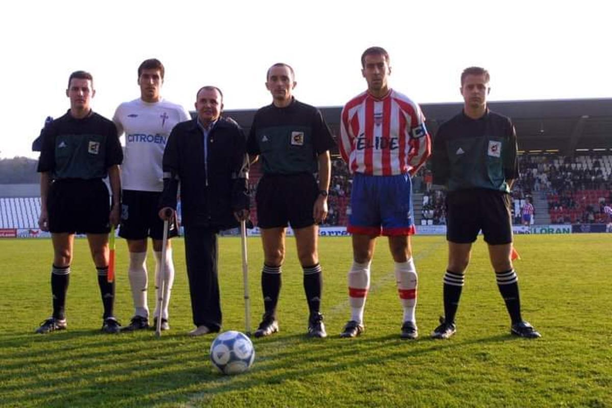 El partido homenaje que el CD Lugo y el Celta celebraron en homenaje a José Manuel Ramil 'Furilla'.