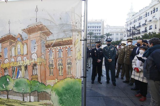 Imágenes de la exposición “Universidad de Córdoba. 50 años de patrimonio colectivo” en Las Tendillas.