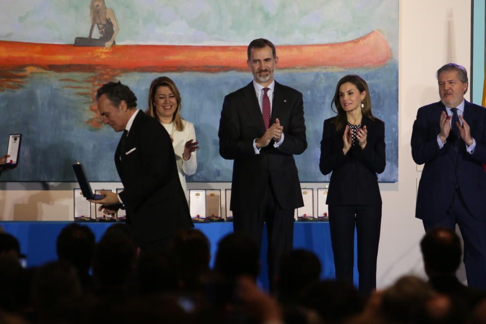 Los Reyes de España presiden la entrega de las distinciones que otorga el Ministerio de Cultura, correspondientes a 2016. José Coronado, Ricardo Darín, El Julio, Pedro Subijana o el Orfeón Donostiarra, entre los premiados.