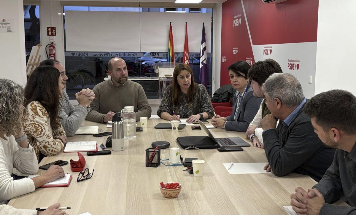 Primera reunión del año de la Comisión Ejecutiva de la Federación Socialista ibicenca. | PSOE