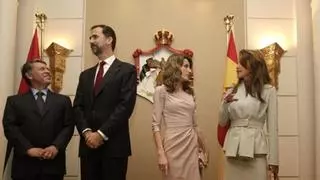 Cena de gala en el Alcázar y la Diputación cerrada para el encuentro de los reyes de España y de Jordania en Córdoba