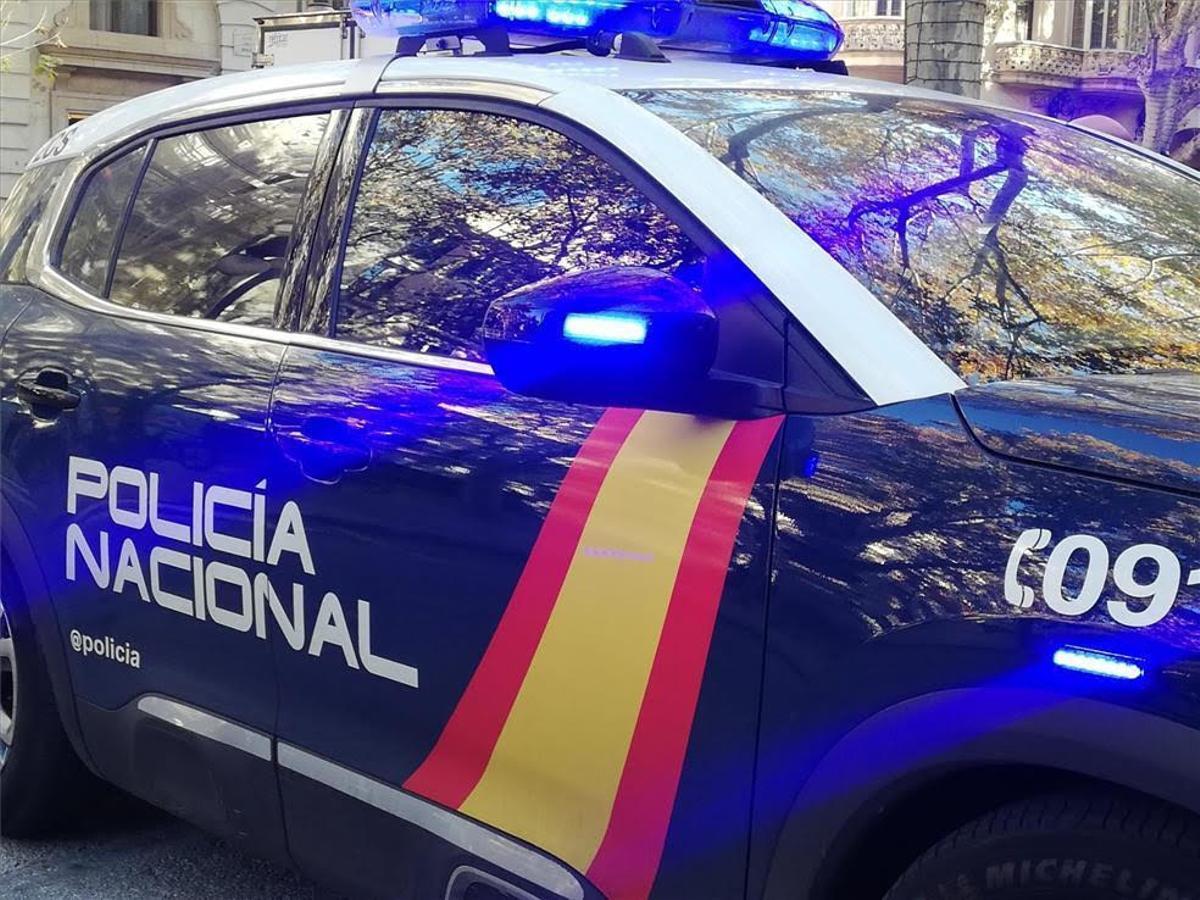 Vehículo de la Policía Nacional.
