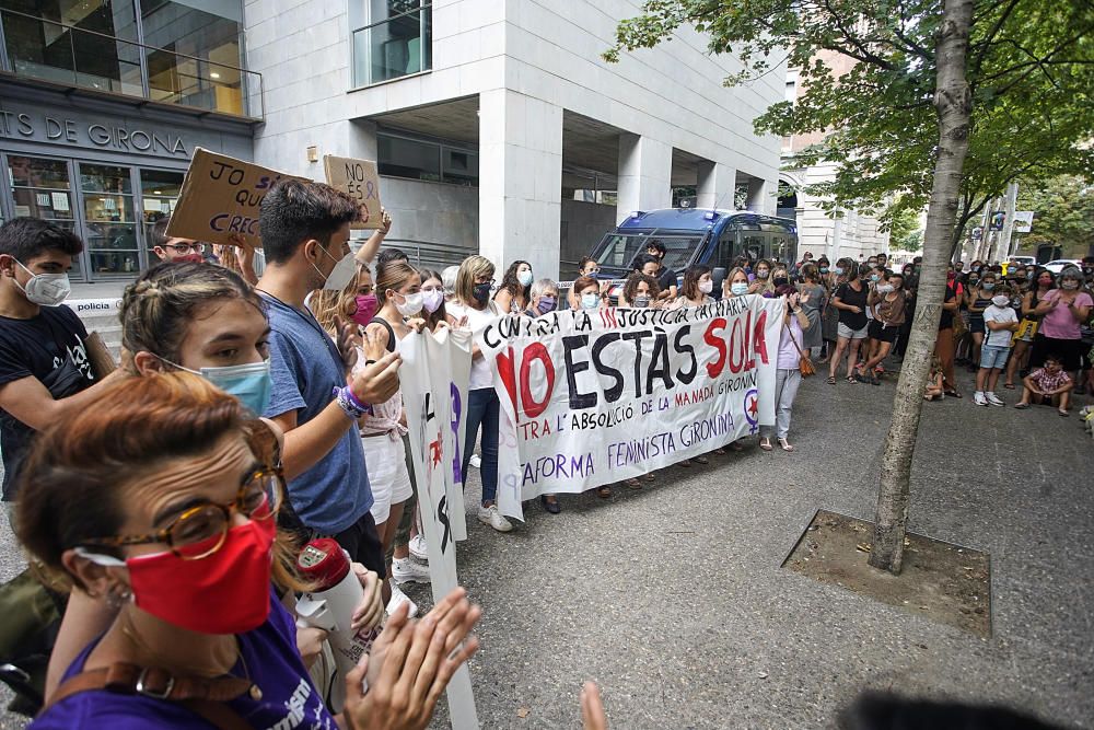 Rebuig a l'absolució de la «manada gironina»