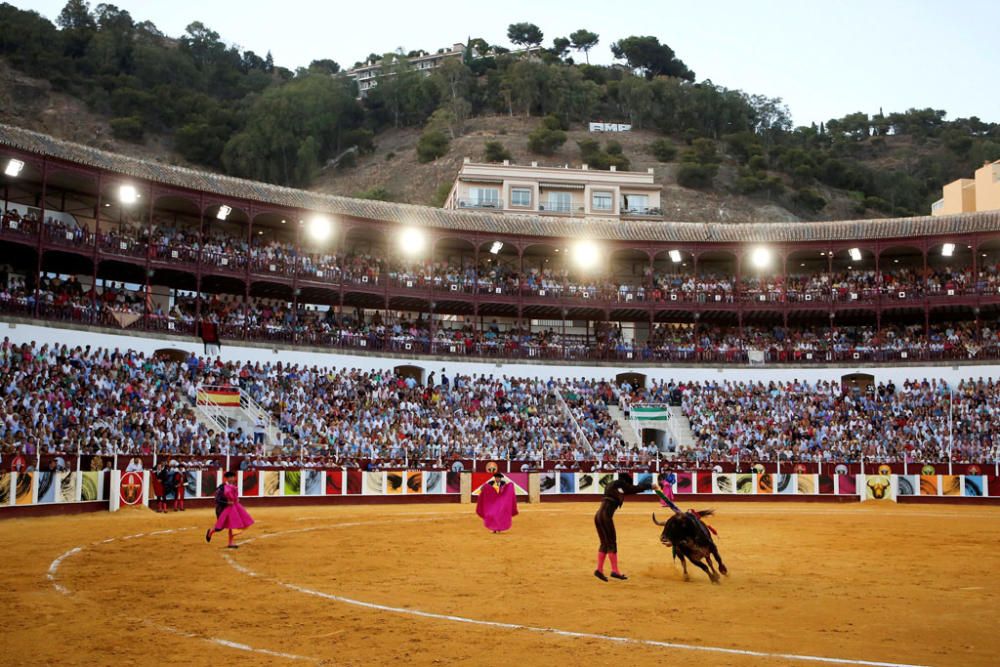 Corrida de toros en la plaza de La Malagueta
