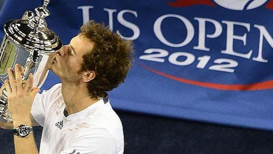 Andy Murray, con el trofeo del US Open.