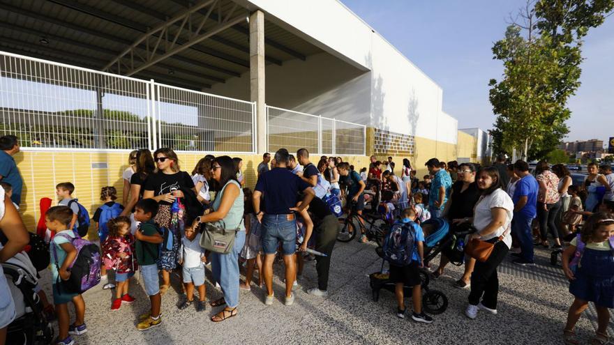 Inicio de este curso en el colegio María Zambrano de Zaragoza. | EL PERIÓDICO