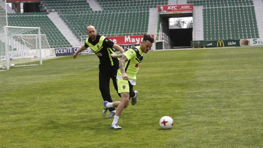 Josan trabajó ayer con el readaptador.