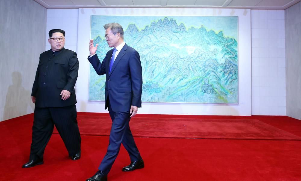 Encuentro entre Kim Jong-un y Moon Jae-in