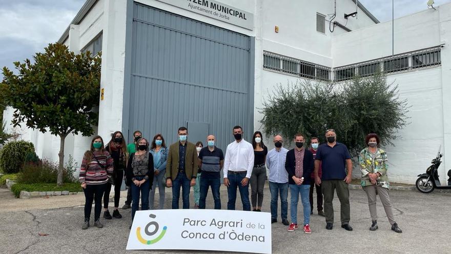 Participants en la darrera reunió del parc agrari de la Conca d&#039;Òdena