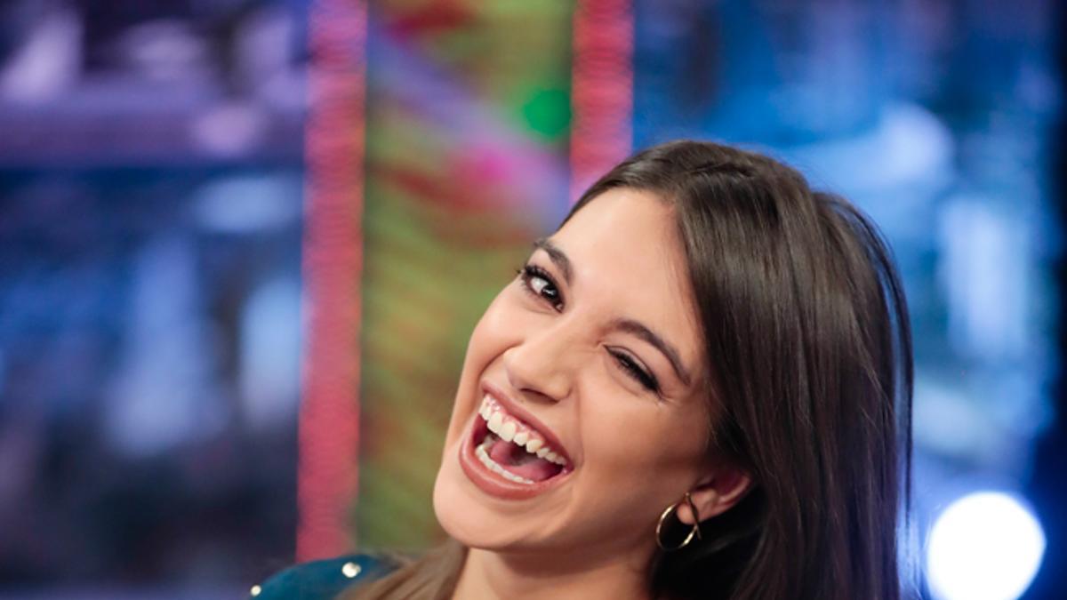 Ana Guerra, de Guess en el plató de 'El Hormiguero'