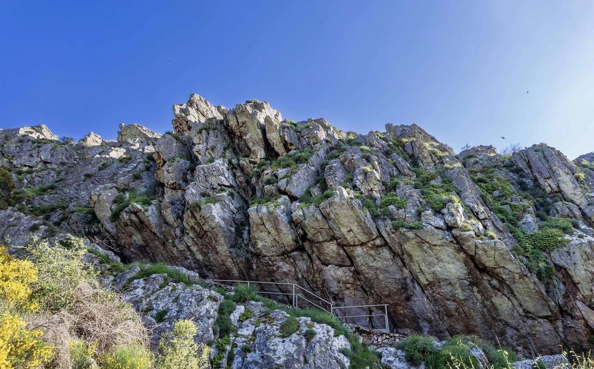 Yacimiento rupestre El Abrigo de la Calderita, en La Zarza (Badajoz).