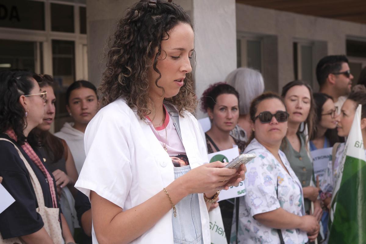 Manifestación en el Día Internacional de la Matrona.