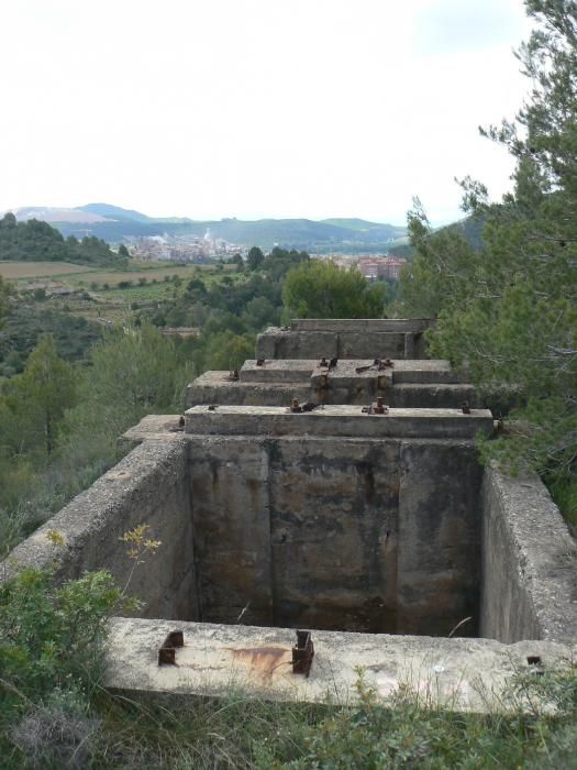 Antic cable aeri de la potassa de Cardona a Súria