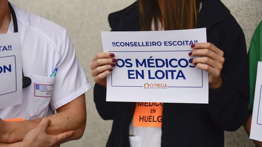 Galicia suma 32.735 actos asistenciales suspendidos por la huelga médica de la pasada semana