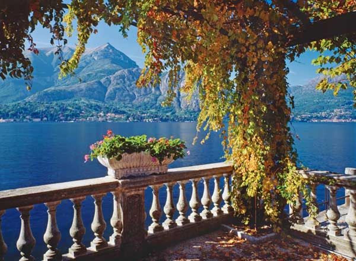 Vista desde uno de los balcones de Bellagio.