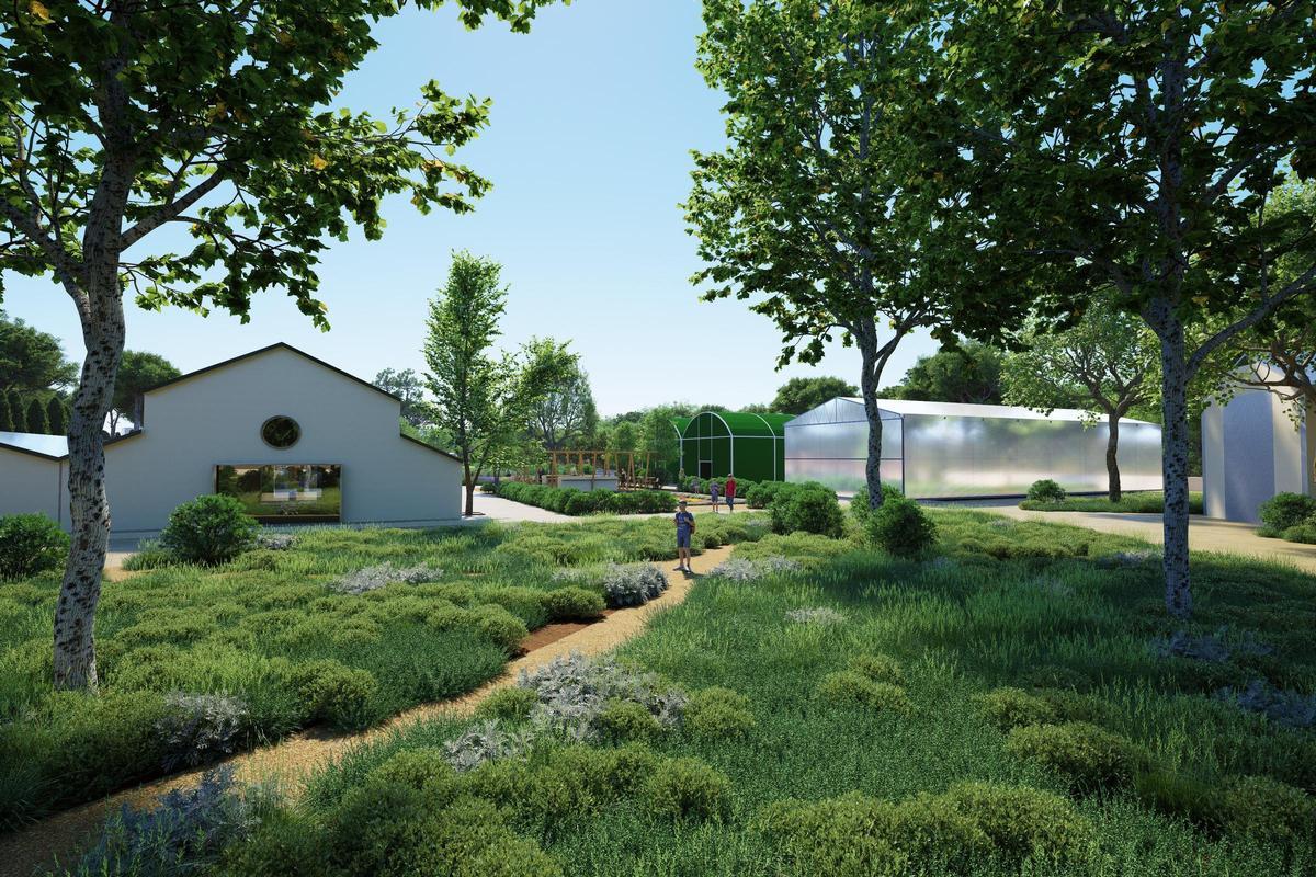 Infografía que recrea cómo será el centro.