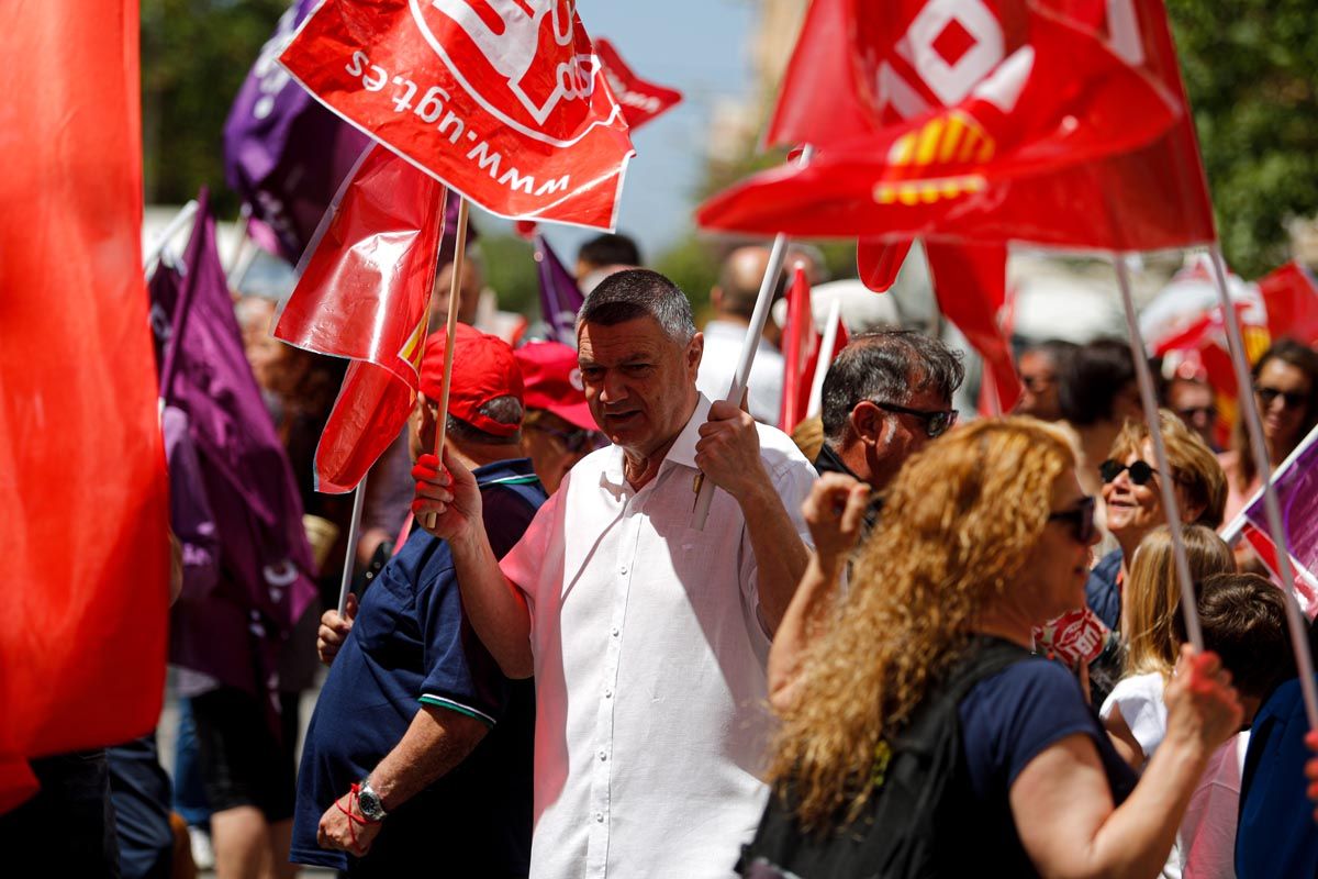 Manifestación del Día del Trabajo en Ibiza