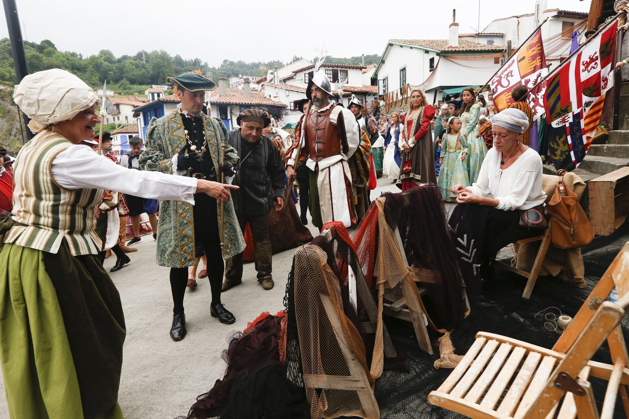 El desembarco de Carlos V en Tazones, así es la gran recreación histórica de Villaviciosa