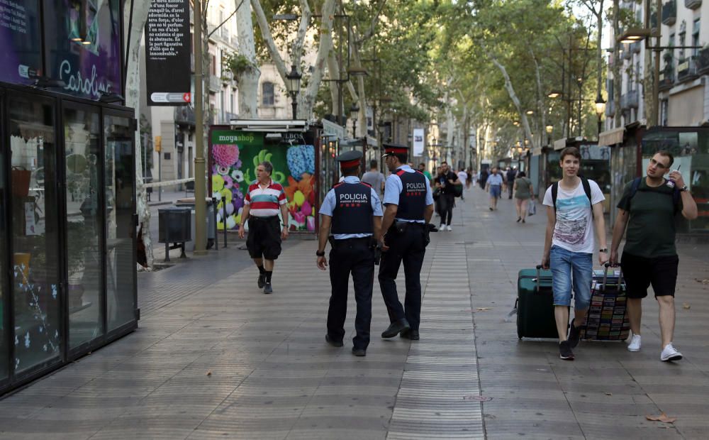 Homenaje a los muertos en el atentado de Barcelona