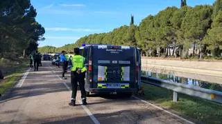 Muere un motorista en un accidente de tráfico en Almudévar