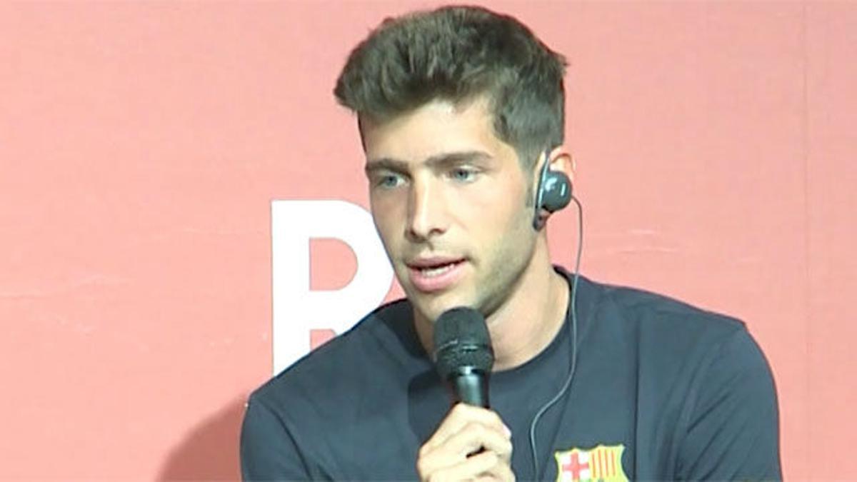 Sergi Roberto valora el inicio de pretemporada del Barça