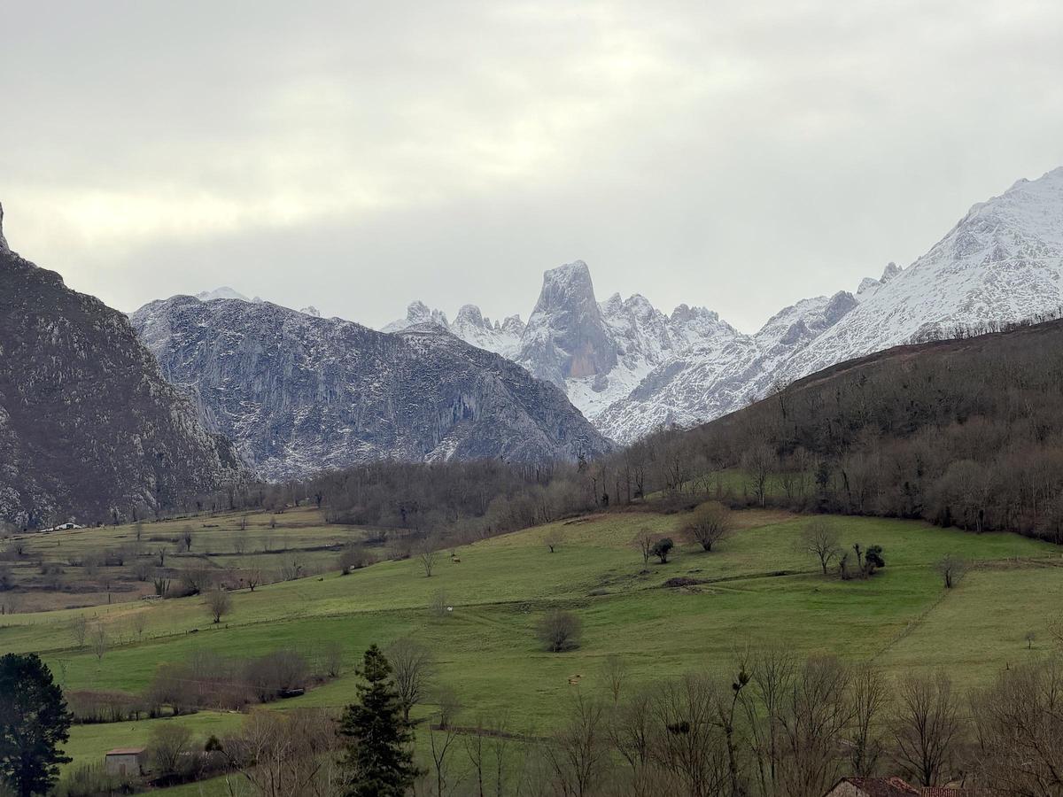 El Picu Urriellu, desde el Pozo de la Oración, en Po de Cabrales.
