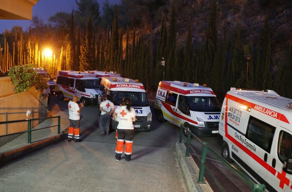 Incendio forestal en Carcaixent