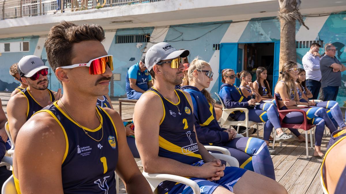 Los equipos masculino y femenido del Soul Net 7 Ybarra aspiran a lo máximo en la Liga Nacional de Vóley Playa