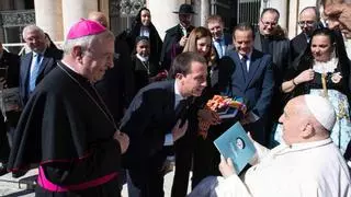 El Papa Francisco recibe en audiencia al presidente del Consell de Mallorca con motivo de los 450 años de la muerte de Santa Catalina Tomàs