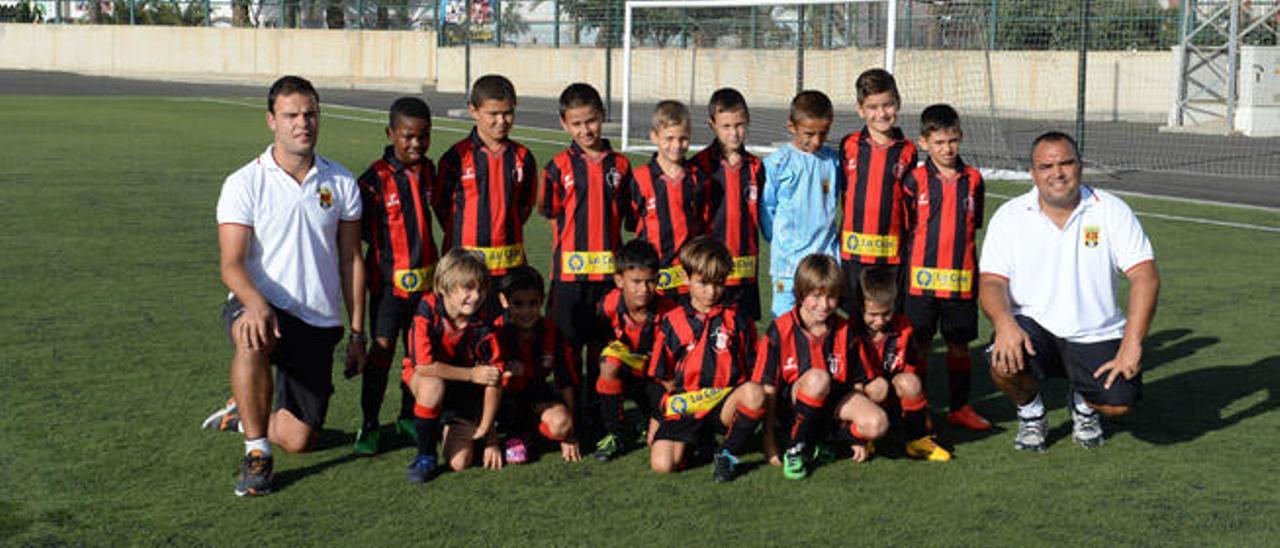 Prebenjamín del Unión Viera