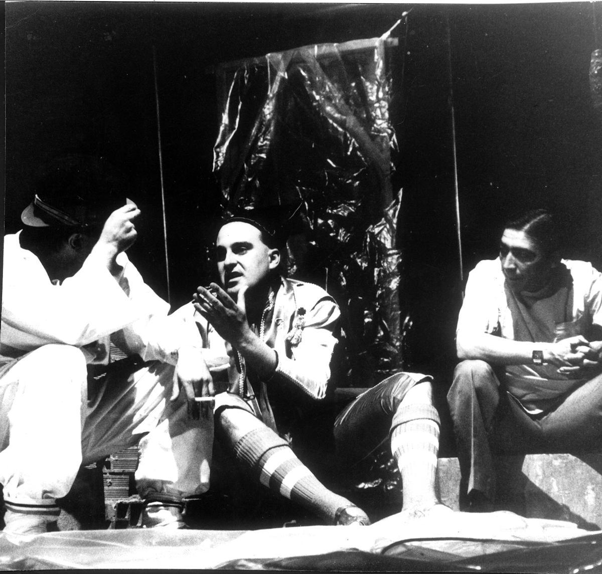 Antón Reixa en la obra ‘After Shave’, inspirada en ‘El barbero de Sevilla’