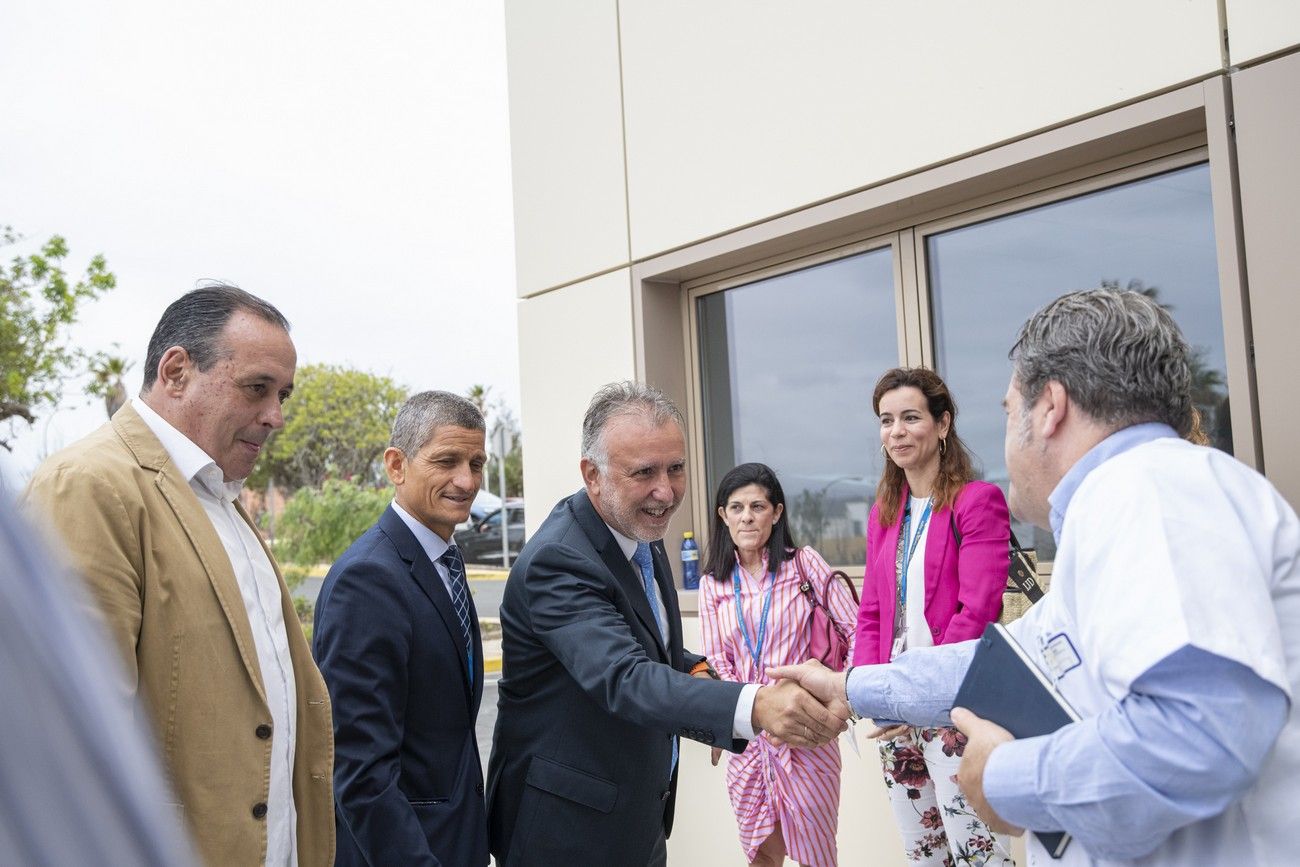 Visita al El edificio anexo al Hospital Juan Carlos I