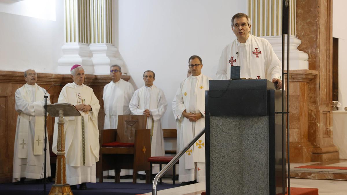 Misa celebrada el pasado 15 de octubre con motivo del 150 aniversario del Colegio Apóstol Santiago en San Francisco Javier.