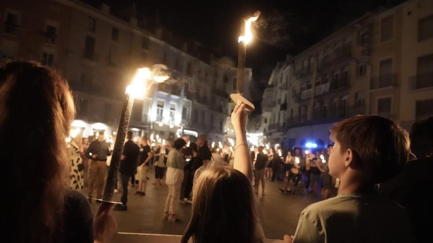 La Marxa de Torxes de Manresa, en imatges