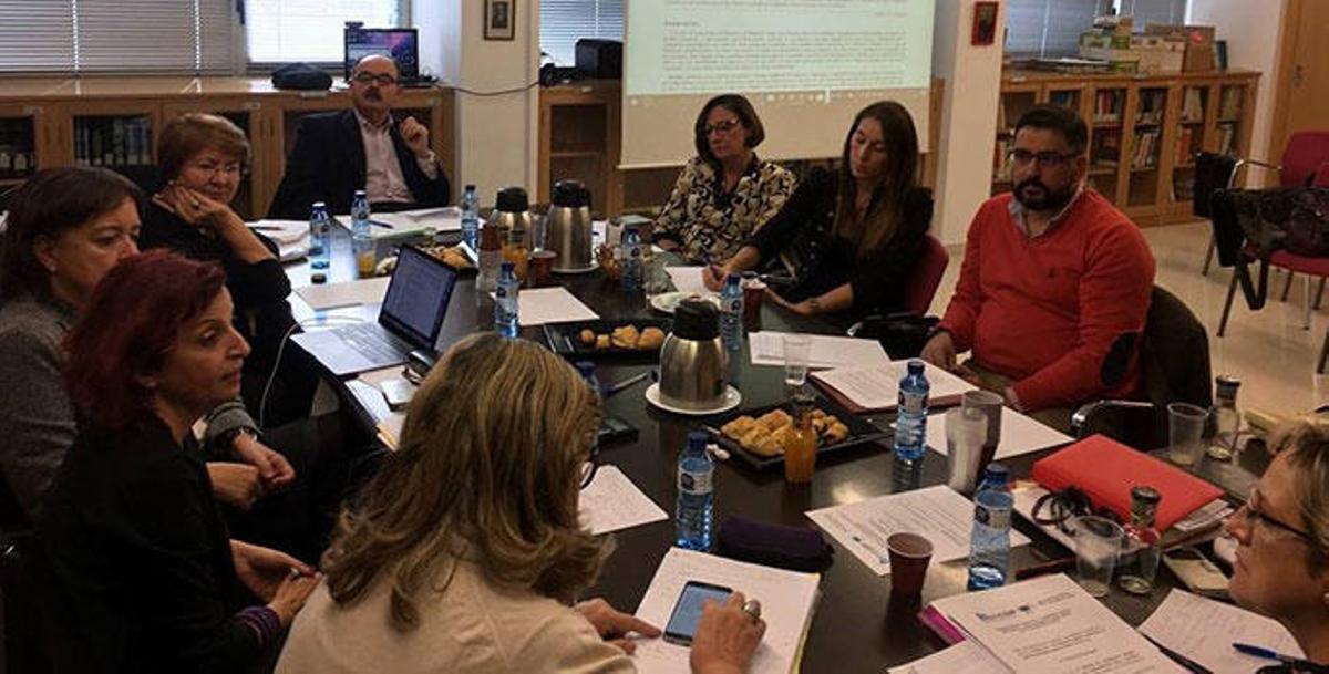 Imágenes del proyecto Hands up, en su reunión del pasado diciembre
