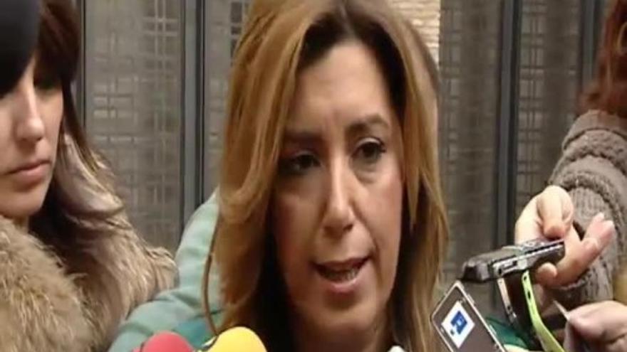 Susana Díaz: &quot;Estamos ante la flojera y la indolencia propia de Rajoy&quot;