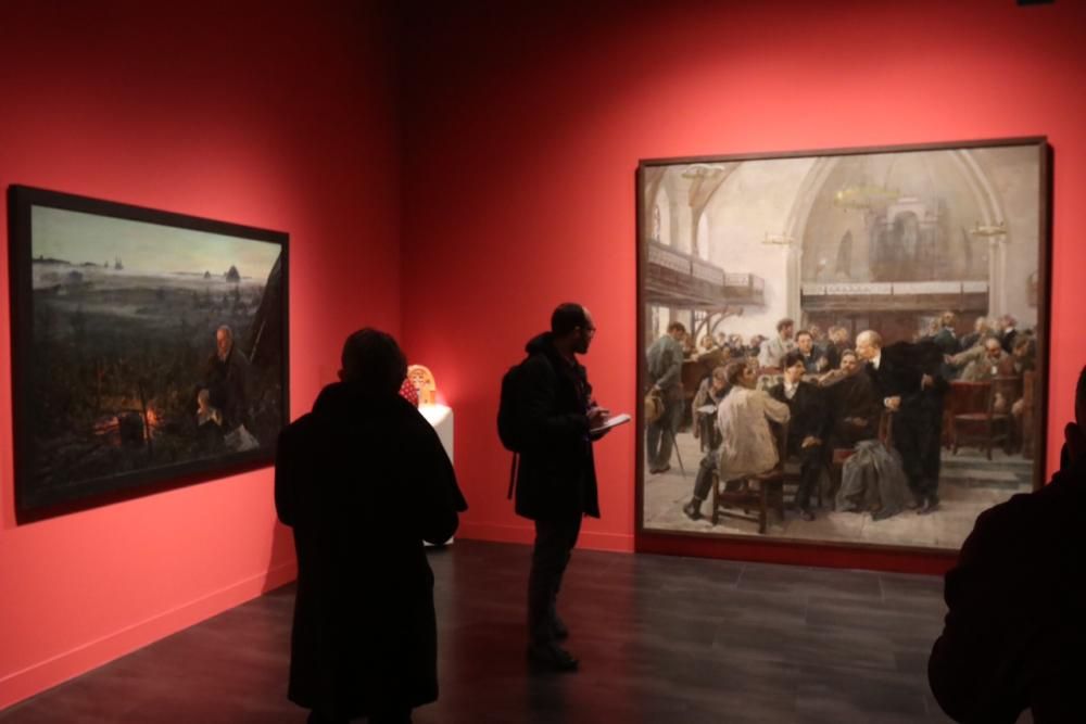 Exposición en el Museo Ruso, 'Radiante porvenir'.