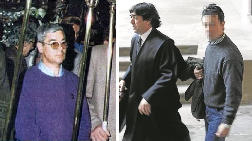 A la izquierda, la víctima, Francisco José (Paco) Lozano Gadea. A la derecha, el único sospecho que llegó al banquillo y que fue declarado no culpable.