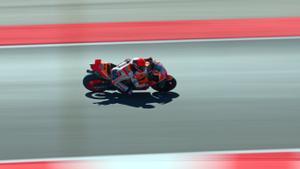 Marc Márquez, durante una carrera de MotoGP.