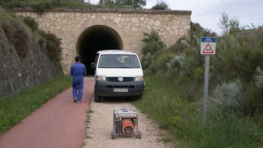 Los trabajos de reparación han empezado.