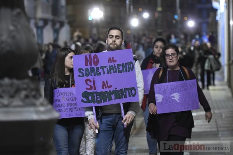 Manifestación por el Día de la Mujer en Murcia