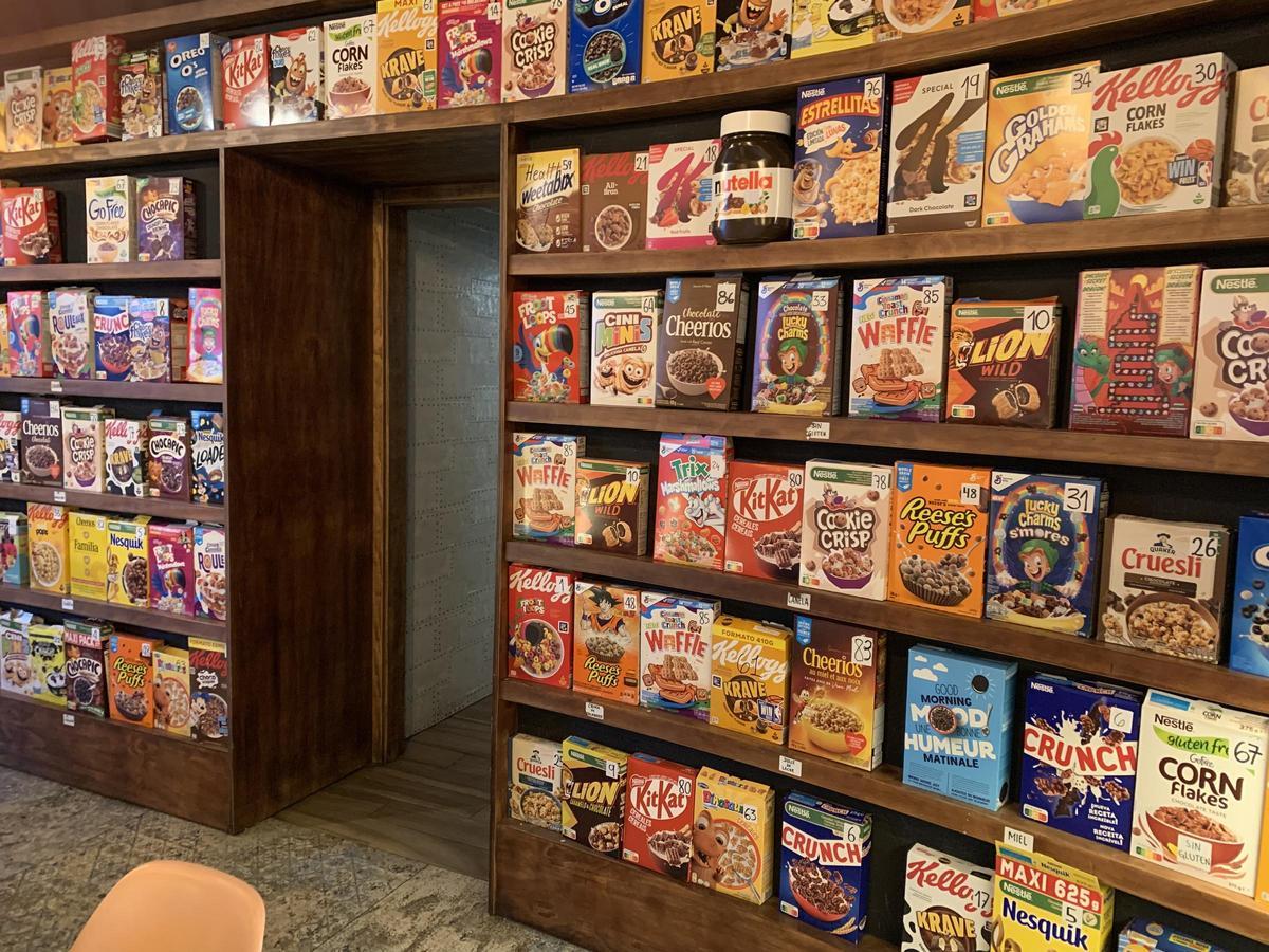Algunos de los cereales que se ofrecen en el local